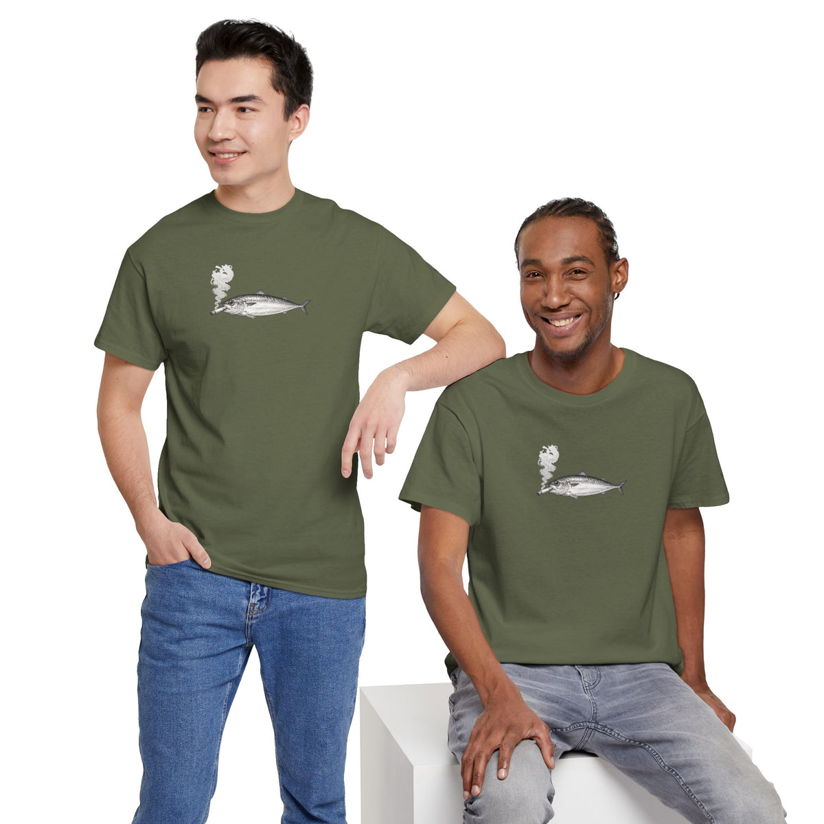 Smoking Fish T-Shirt