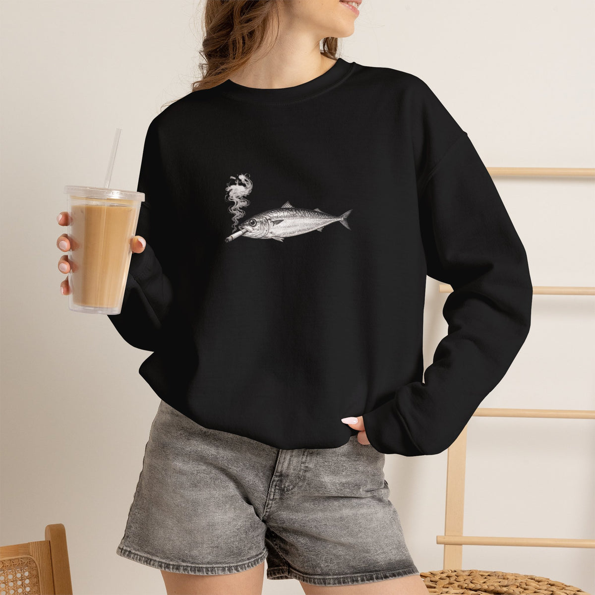 Smoking Sardine Sweatshirt