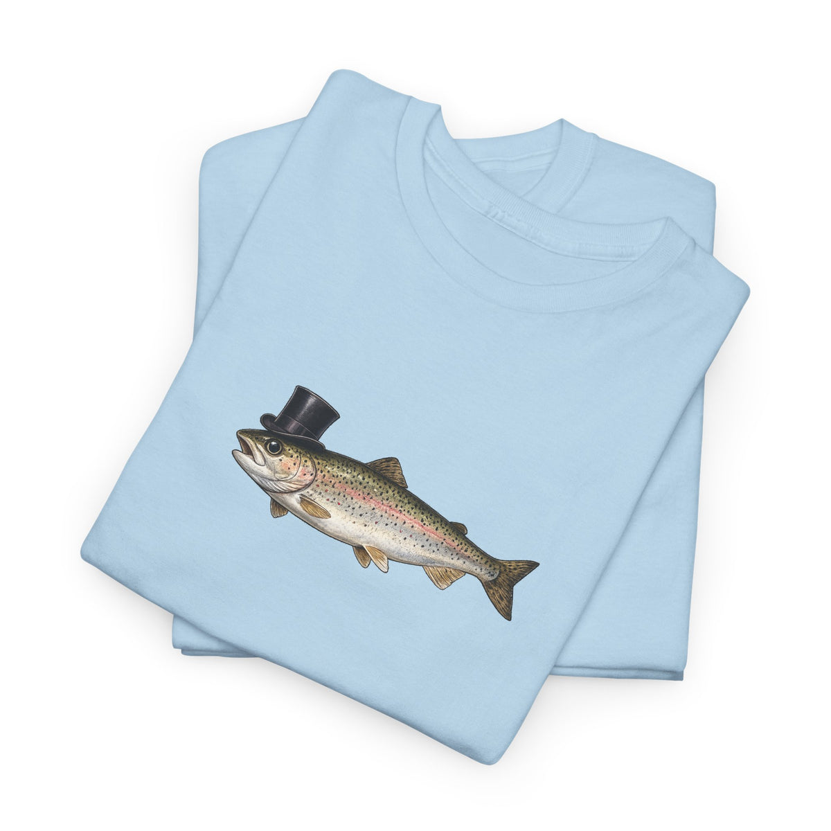 Rainbow Trout Top Hat T-Shirt