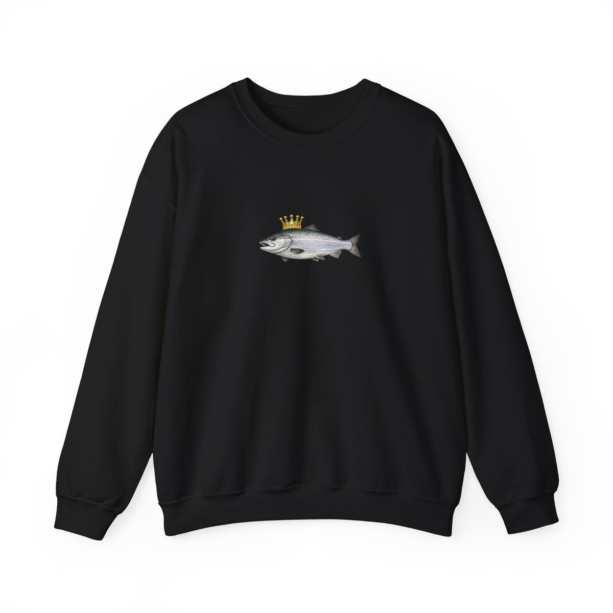 Crowned King Salmon Sweatshirt
