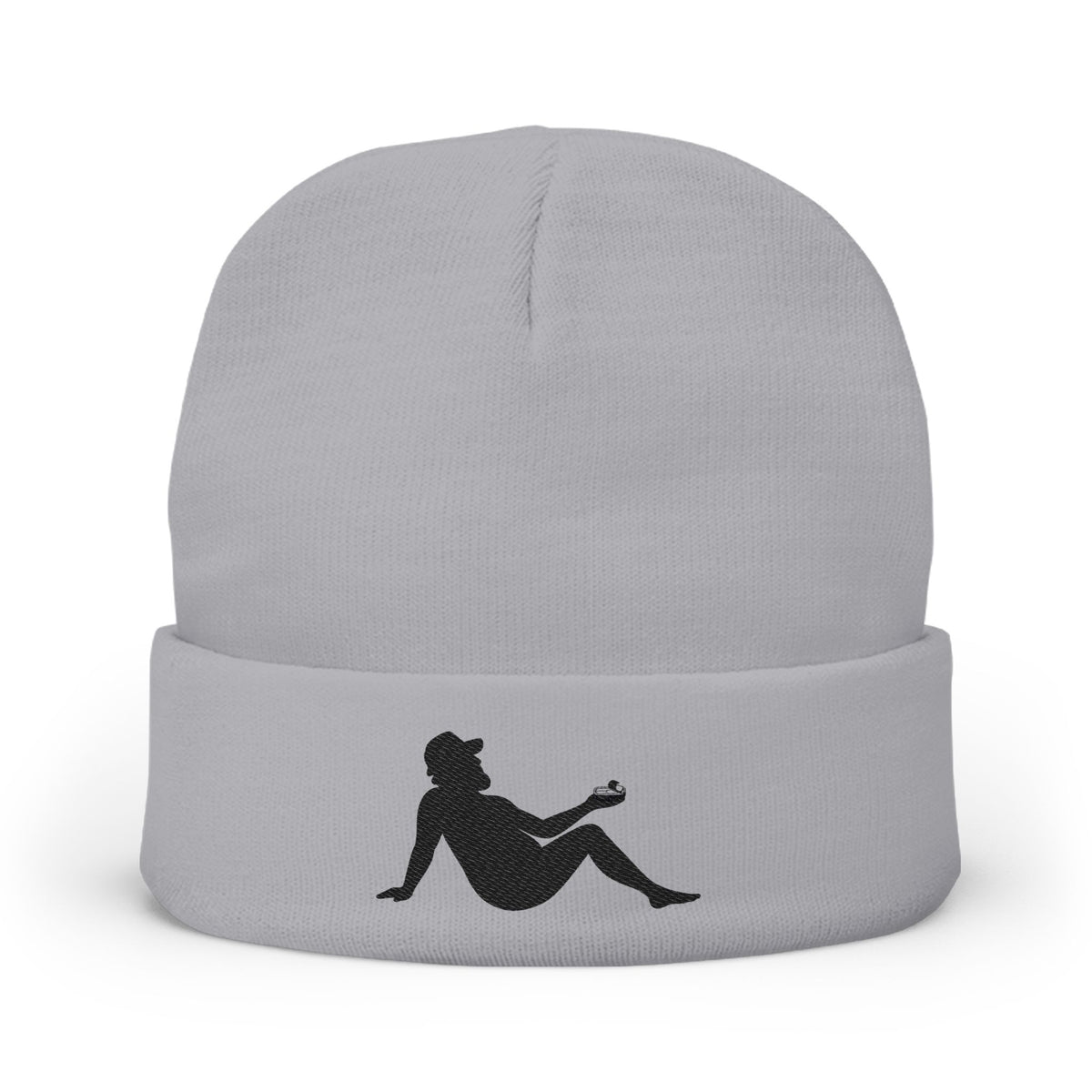 Embroidered Silhouette Beanie