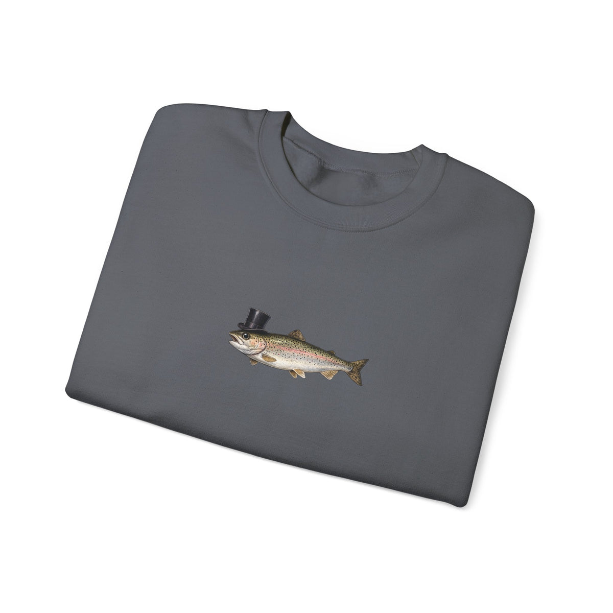 Rainbow Trout Top Hat Sweatshirt