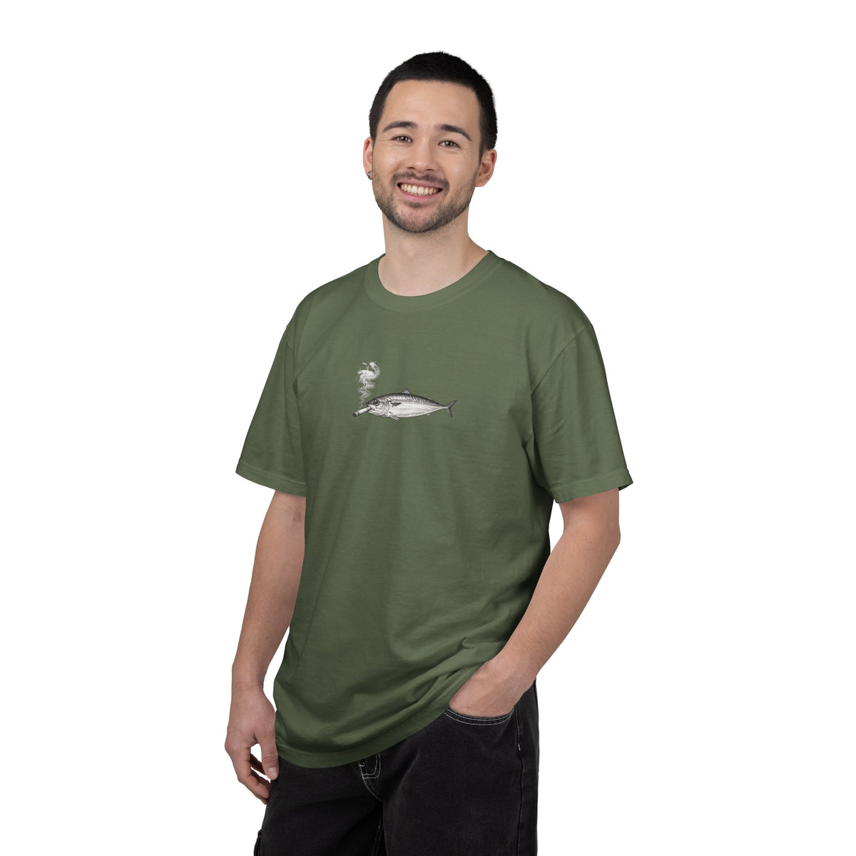 Smoking Fish T-shirt