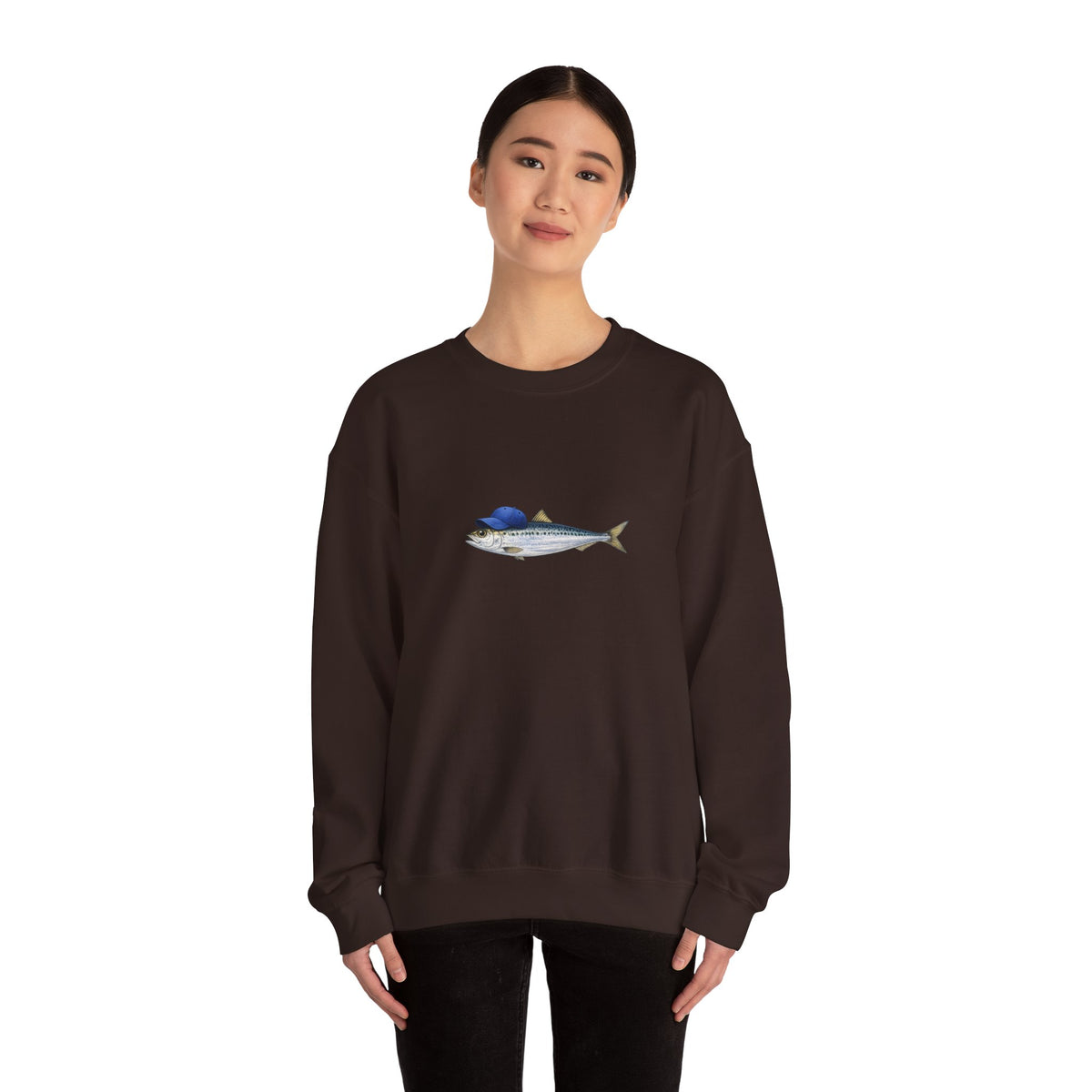 Sardine Baseball Cap Sweatshirt
