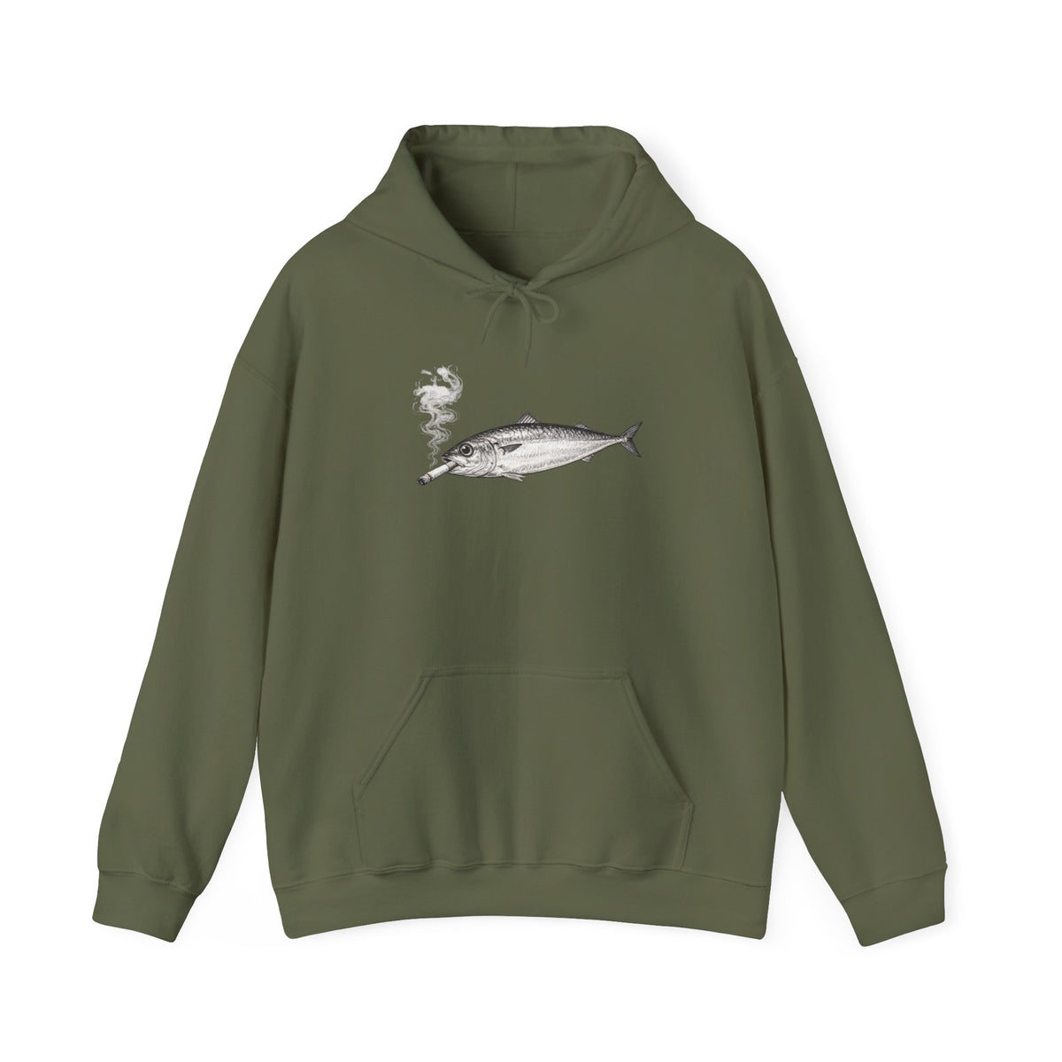 Smoking Fish Hoodie