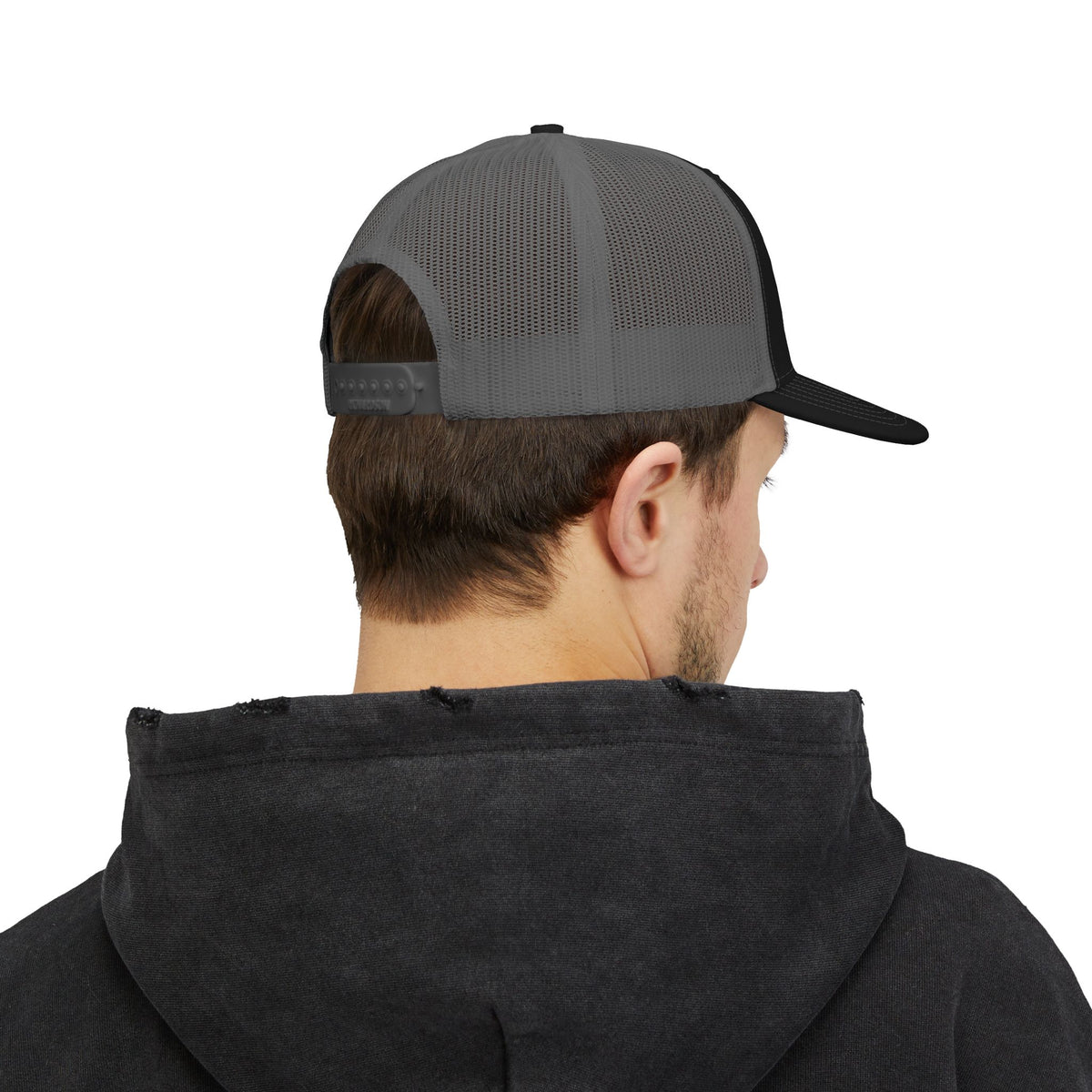 Embroidered Smoked Salmon Snapback Cap