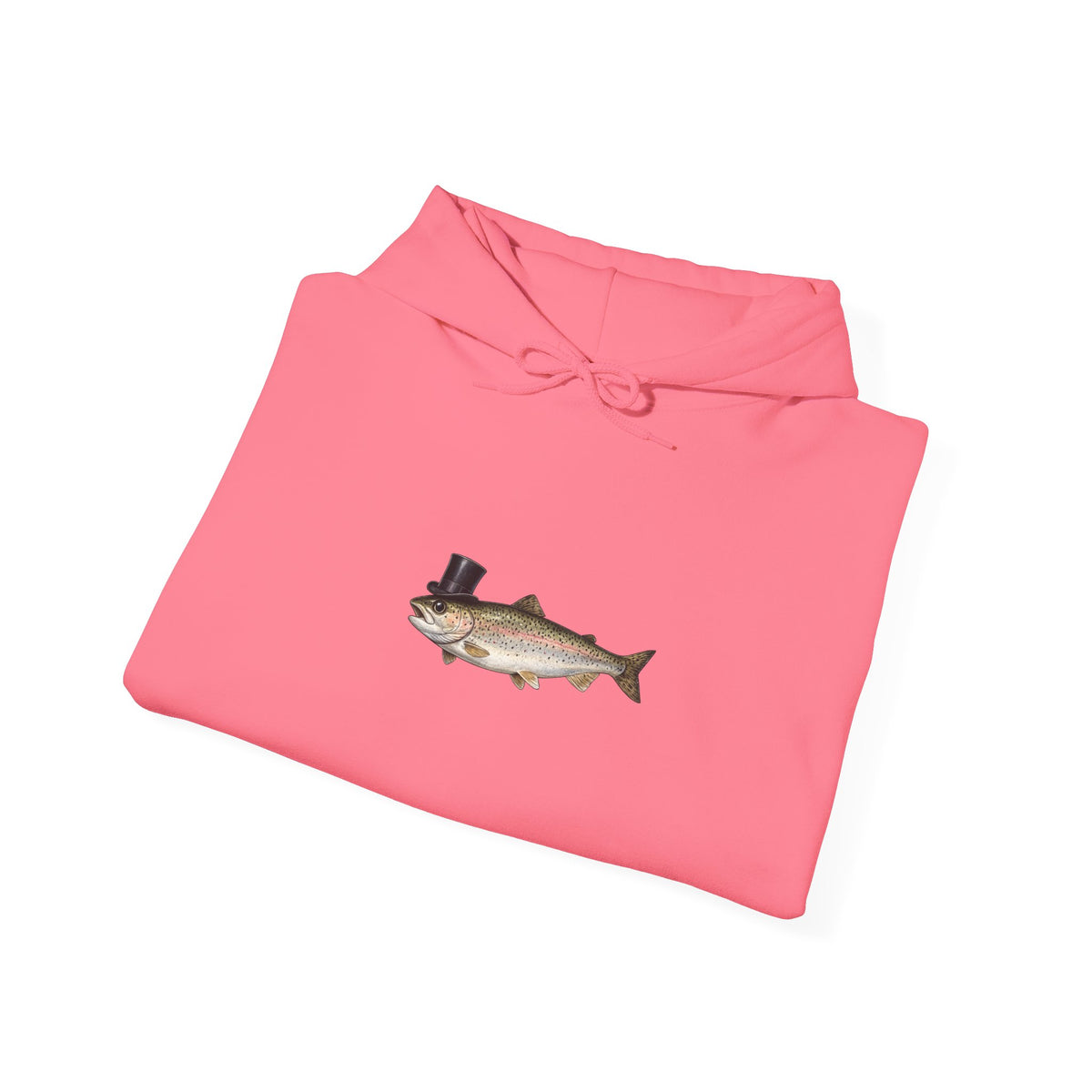 Rainbow Trout Top Hat Hoodie