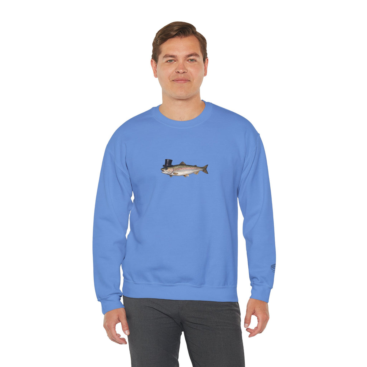 Rainbow Trout Top Hat Sweatshirt