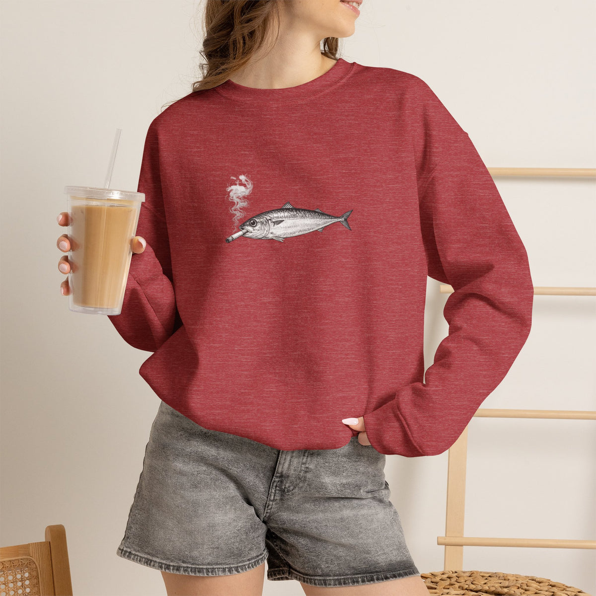 Smoking Sardine Sweatshirt