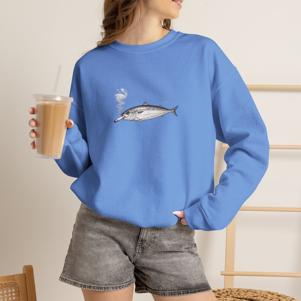 Smoking Sardine Sweatshirt