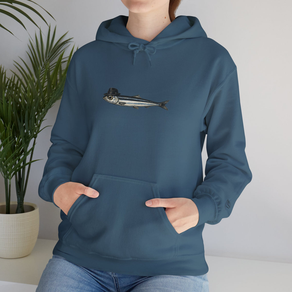 Anchovy Fedora Hoodie