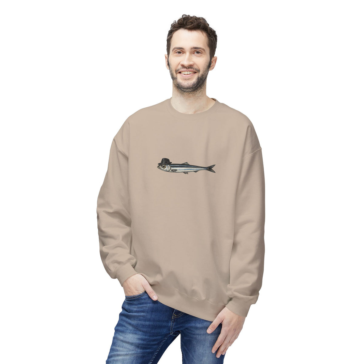 Anchovy Fedora Sweatshirt