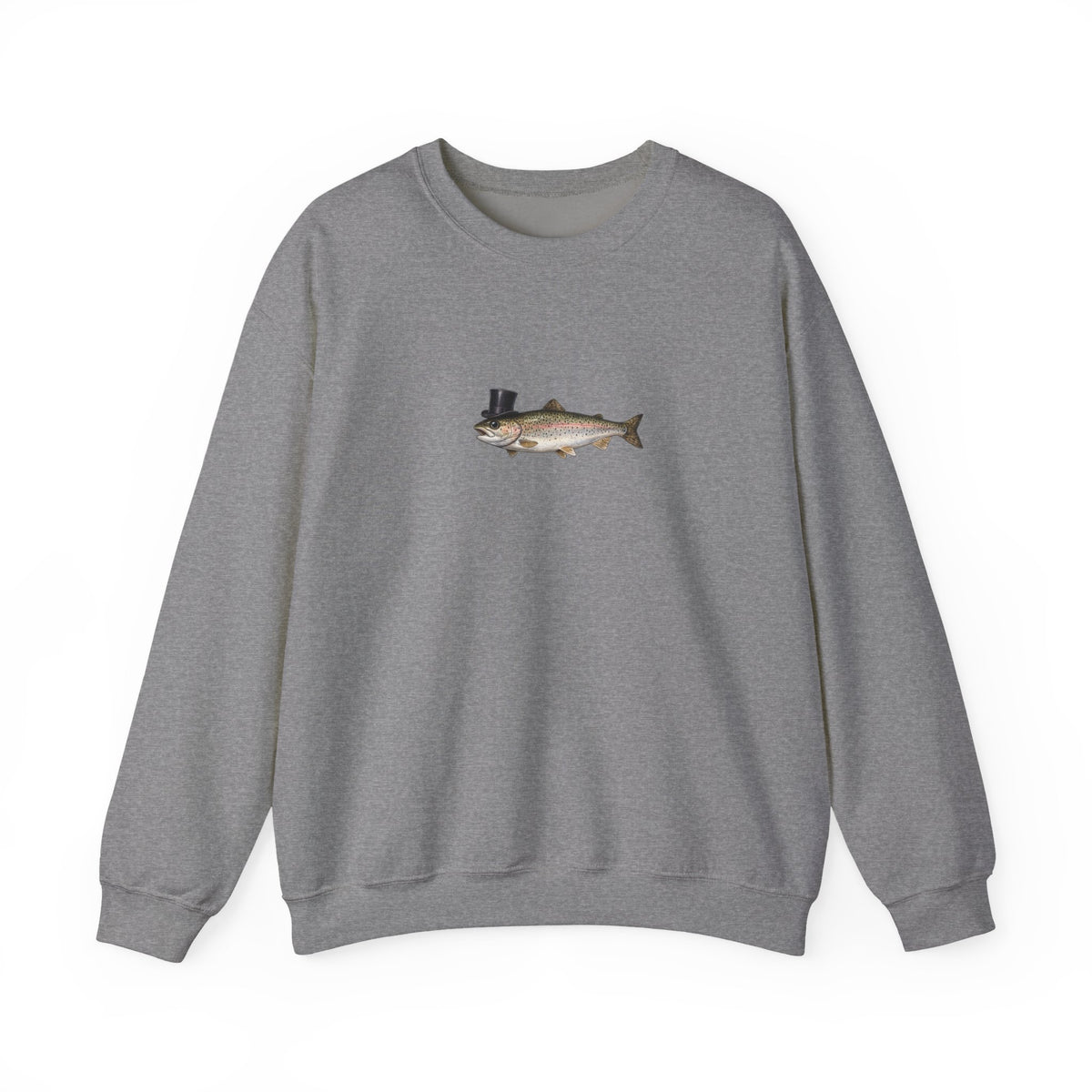 Rainbow Trout Top Hat Sweatshirt
