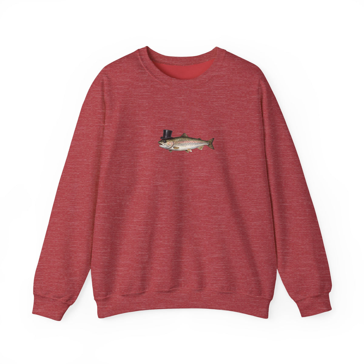 Rainbow Trout Top Hat Sweatshirt