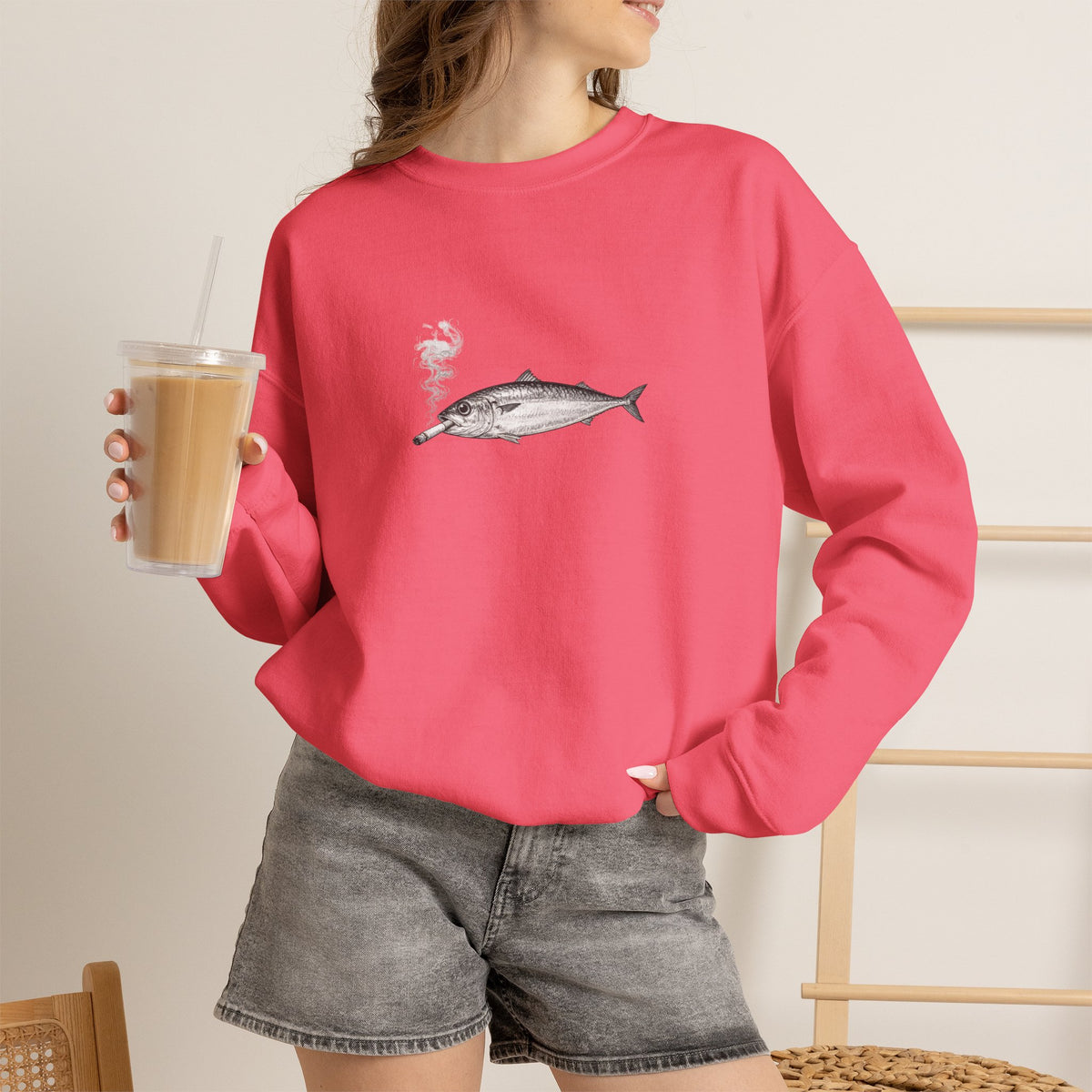 Smoking Sardine Sweatshirt