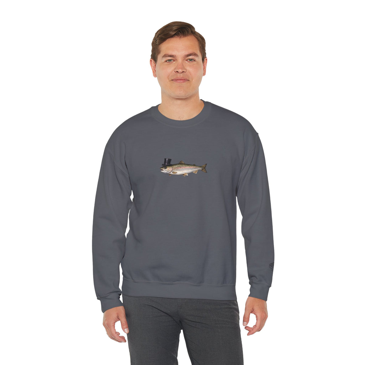Rainbow Trout Top Hat Sweatshirt