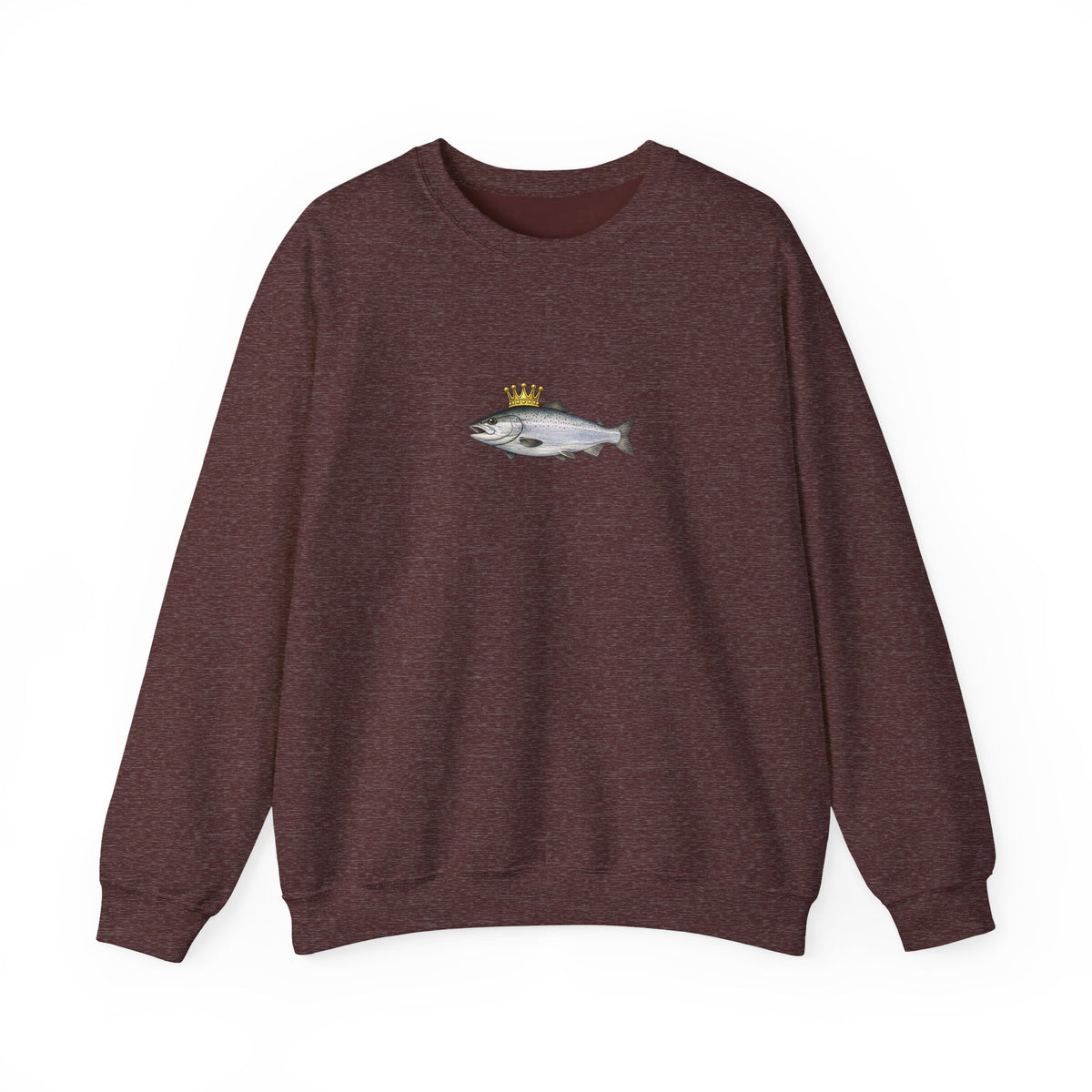 Crowned King Salmon Sweatshirt