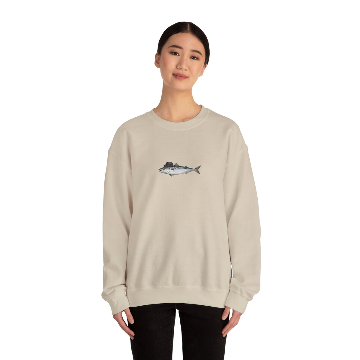 Mackerel Bowler Hat Sweatshirt