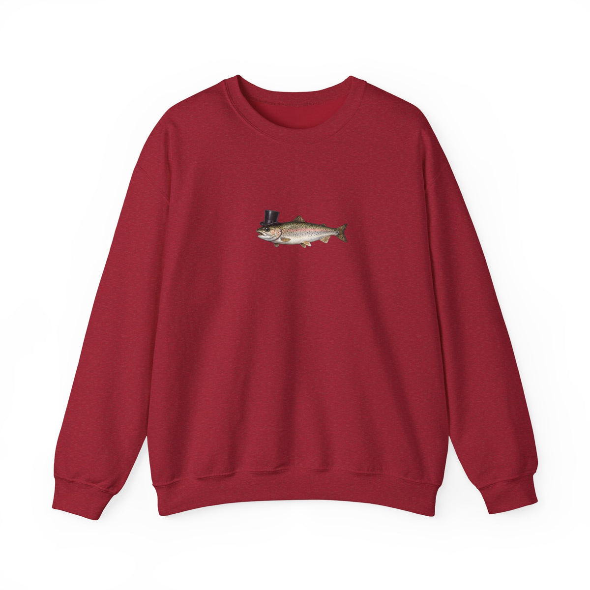 Rainbow Trout Top Hat Sweatshirt