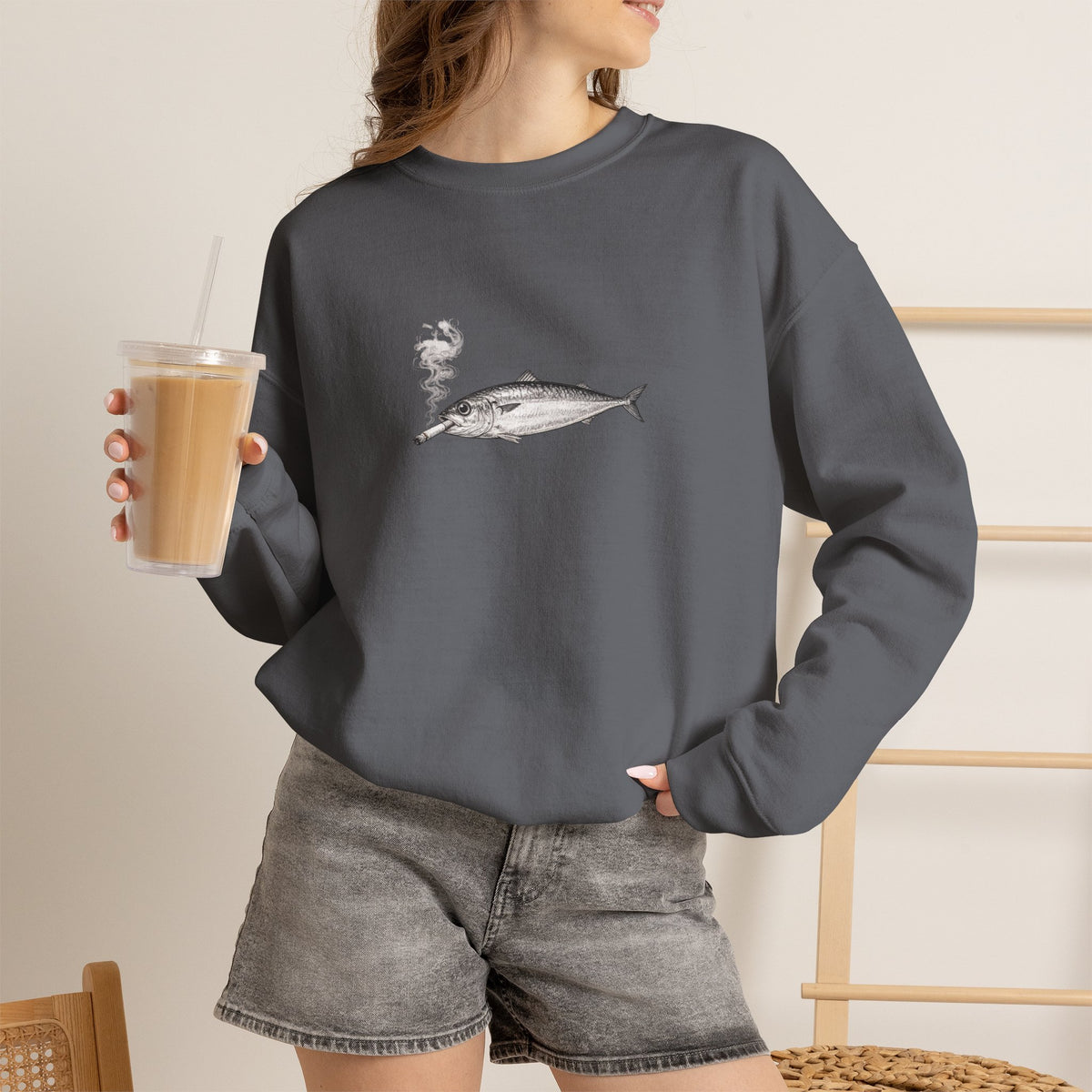 Smoking Sardine Sweatshirt
