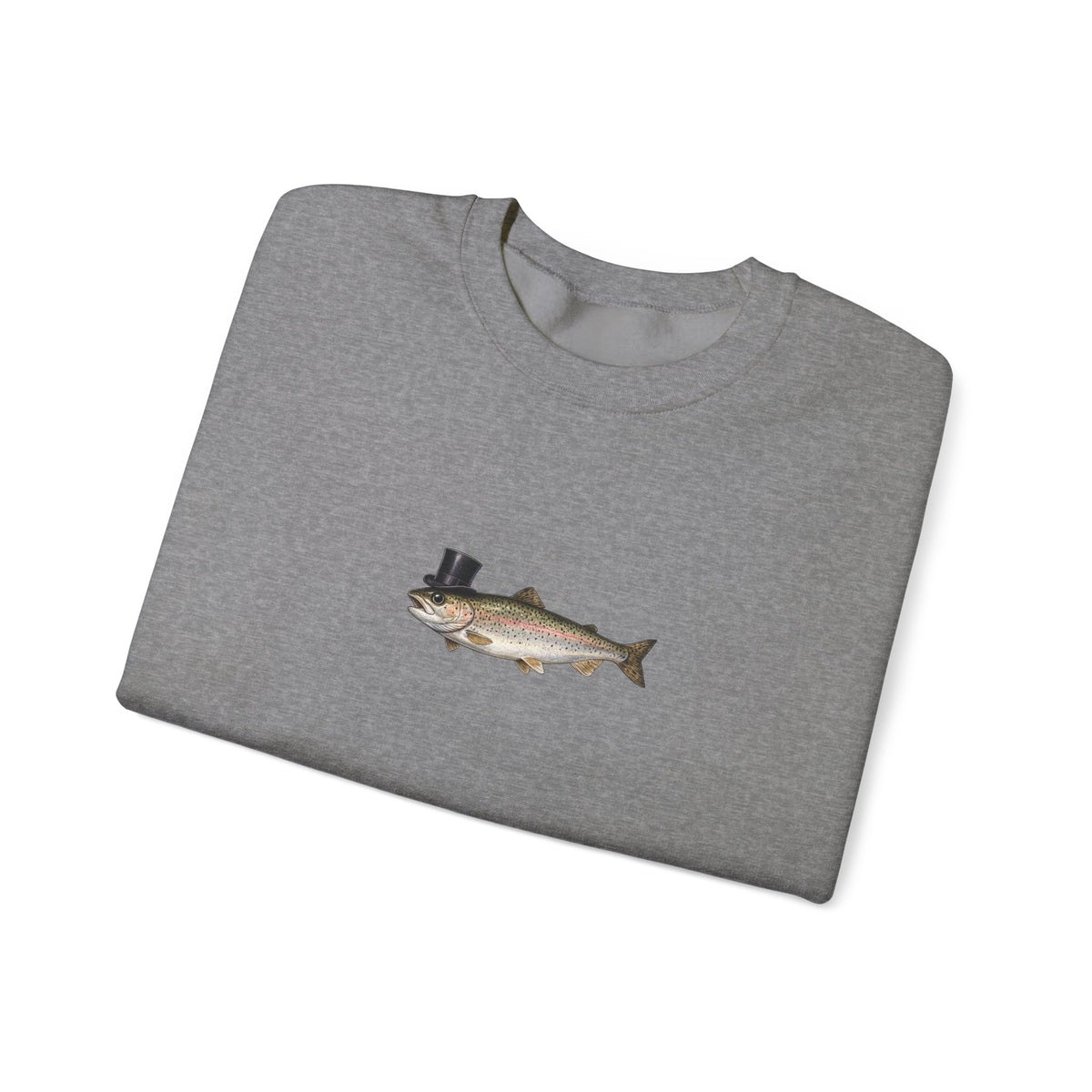 Rainbow Trout Top Hat Sweatshirt