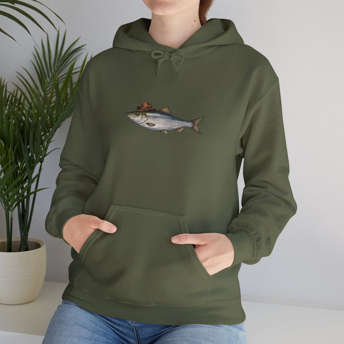 Herring Cowboy Hat Hoodie