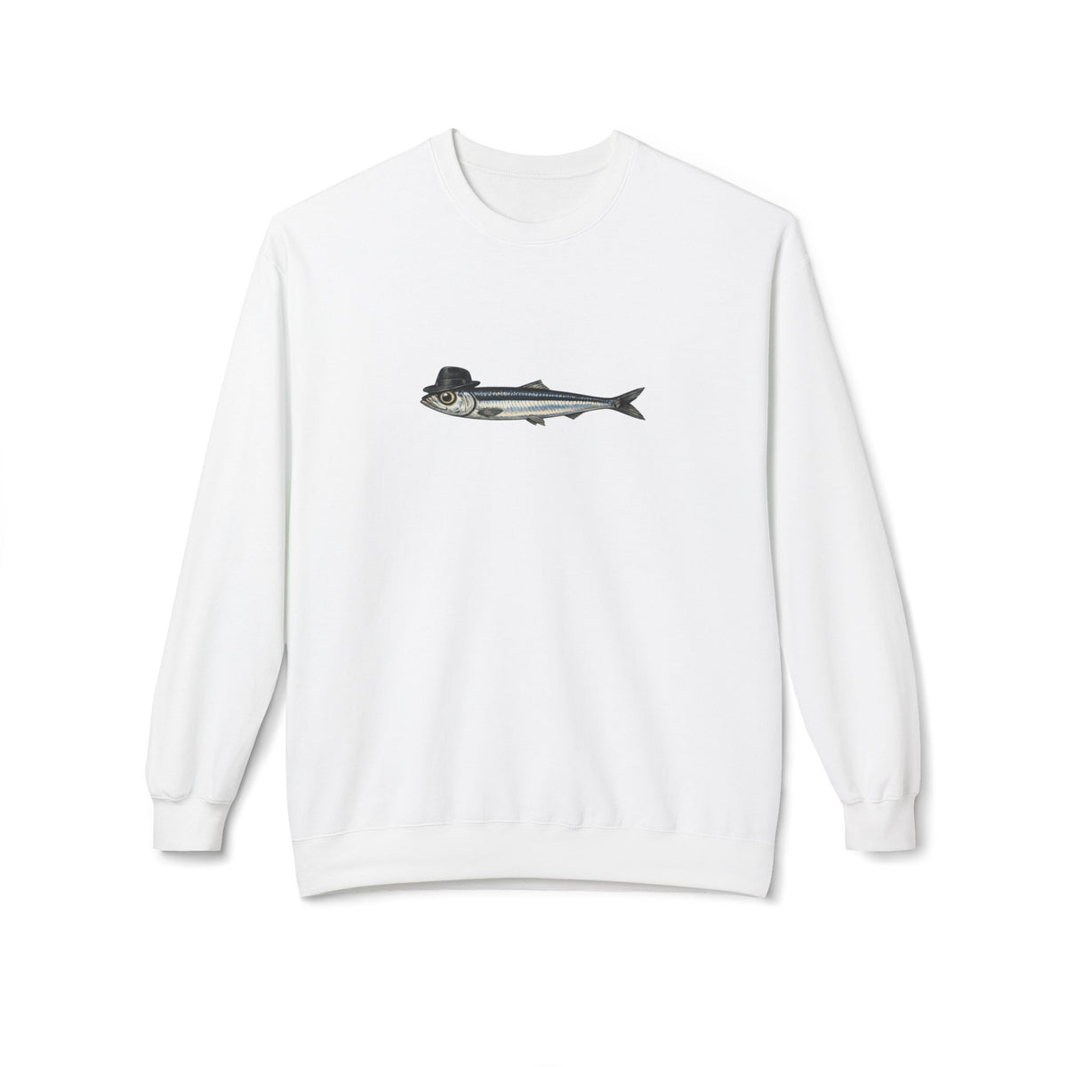 Anchovy Fedora Sweatshirt
