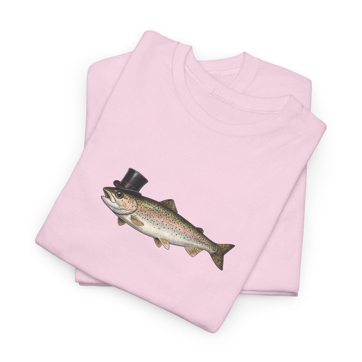 Rainbow Trout Top Hat T-Shirt