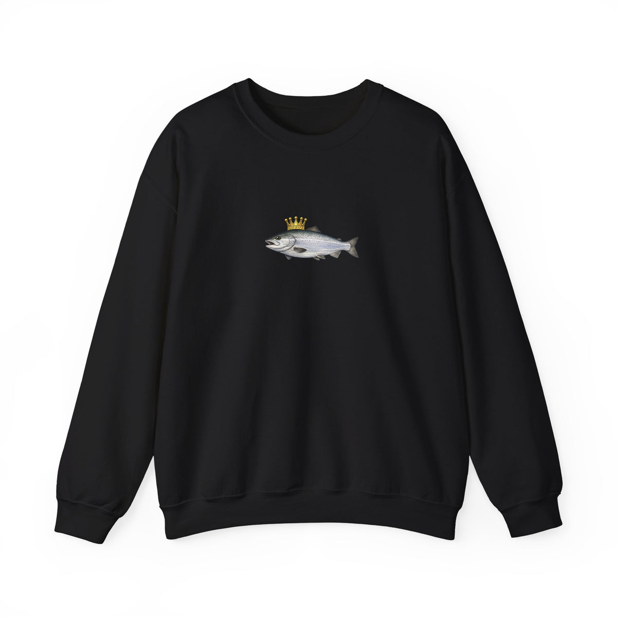 Crowned King Salmon Sweatshirt