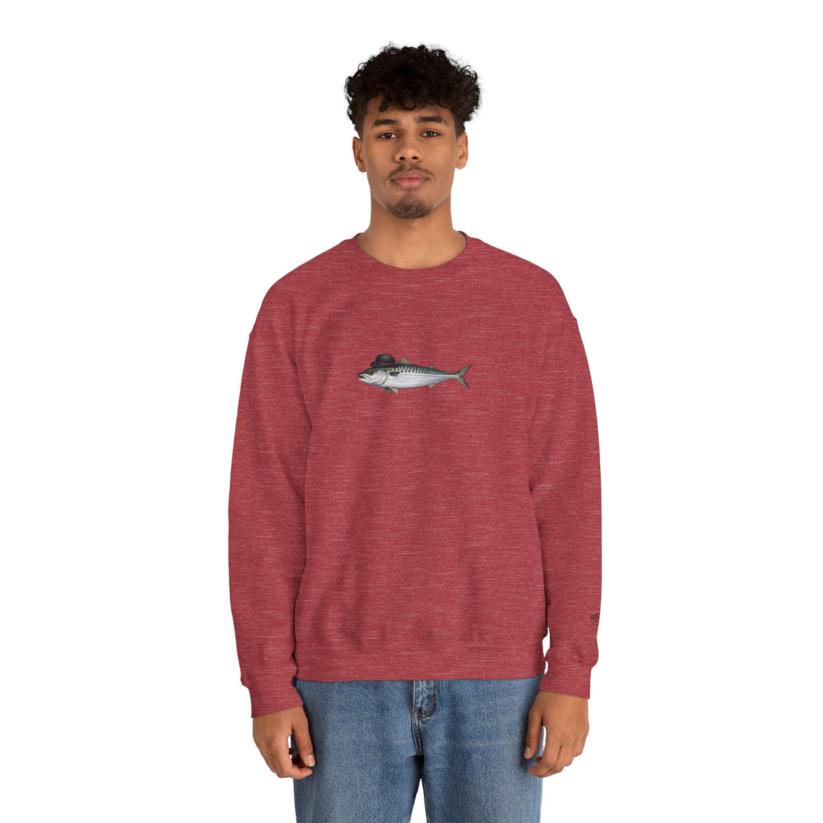 Mackerel Bowler Hat Sweatshirt