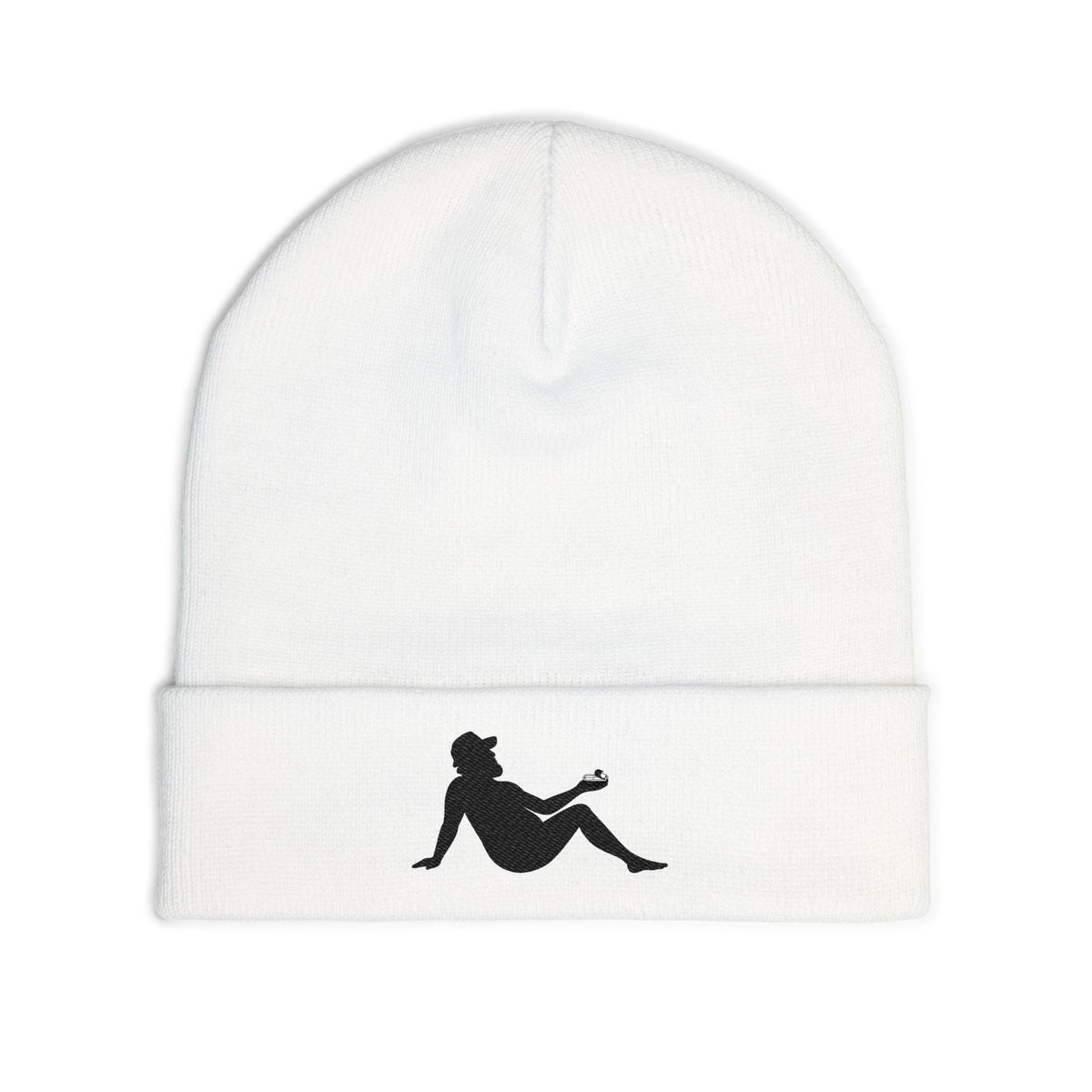 Embroidered Silhouette Beanie