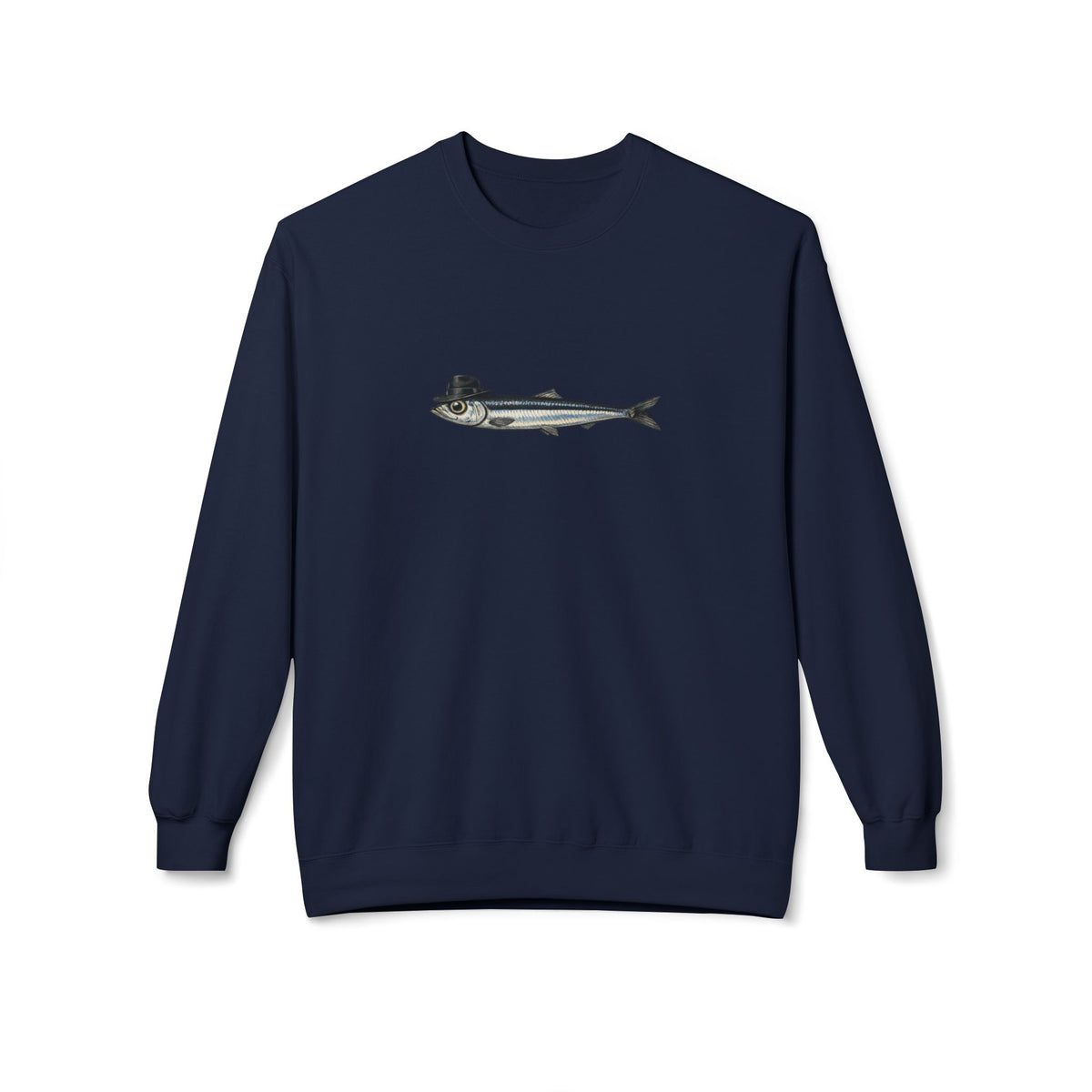 Anchovy Fedora Sweatshirt