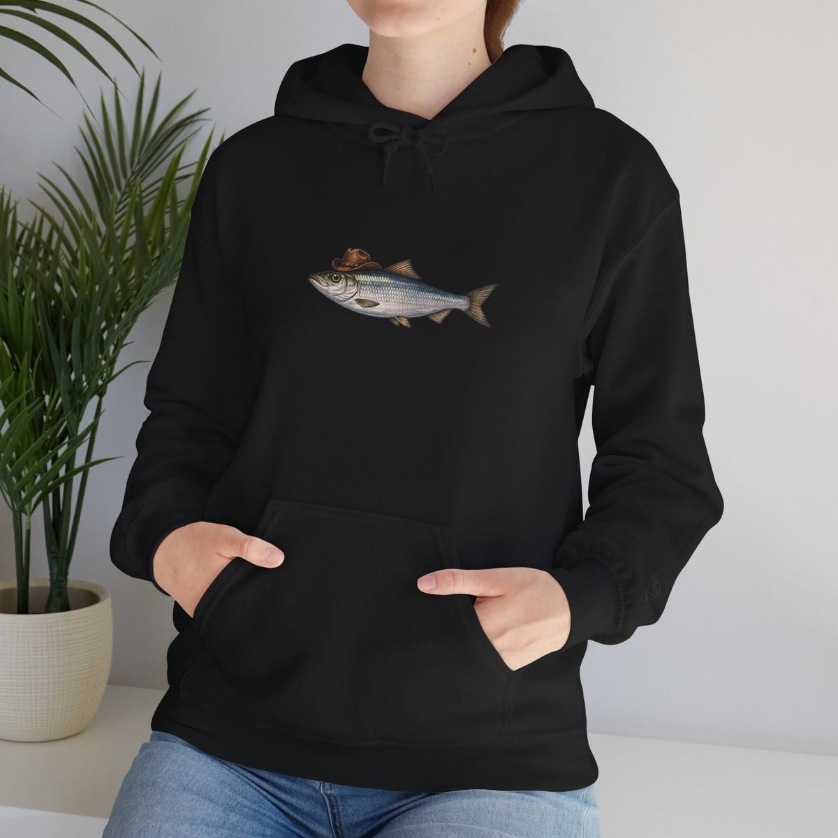 Herring Cowboy Hat Hoodie