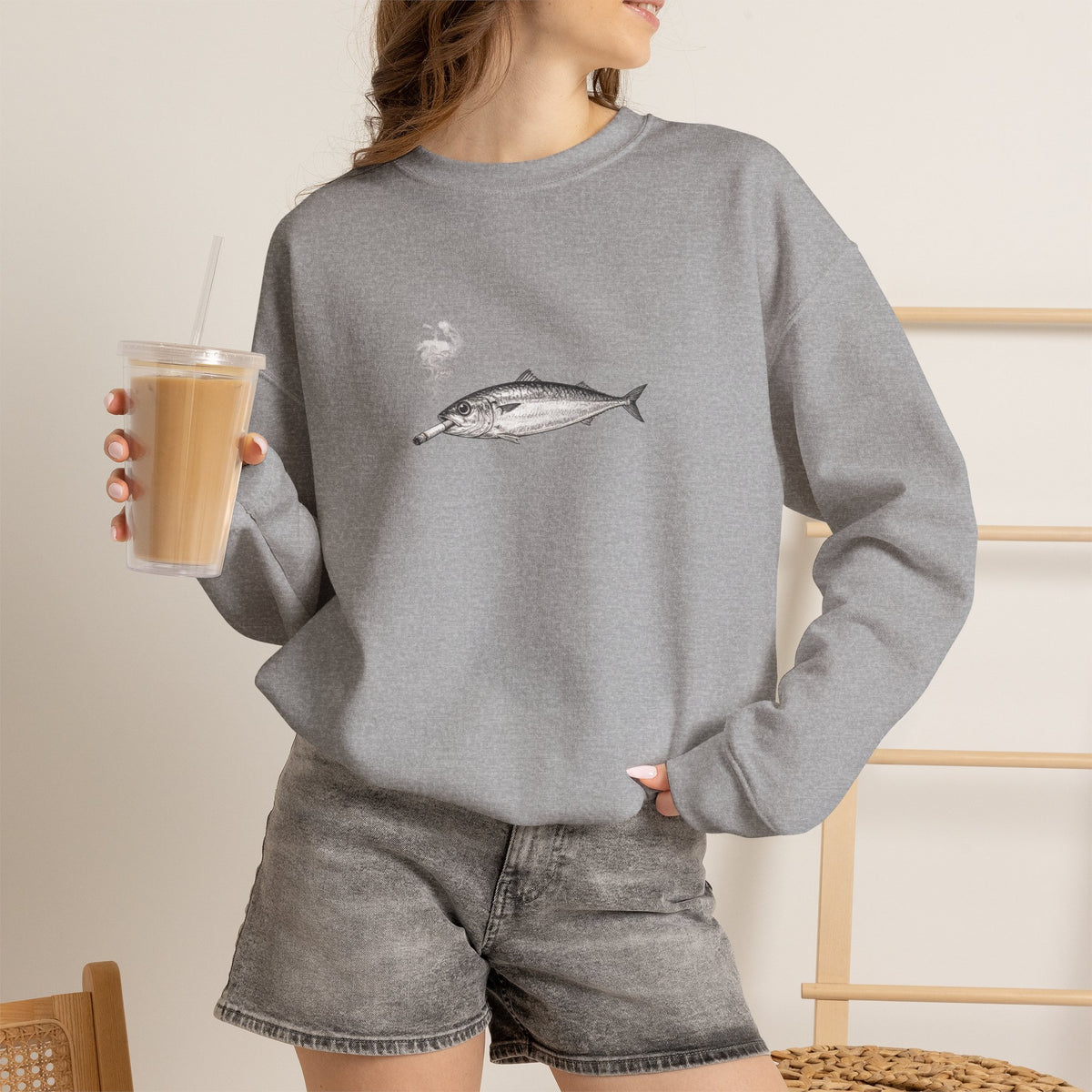 Smoking Sardine Sweatshirt