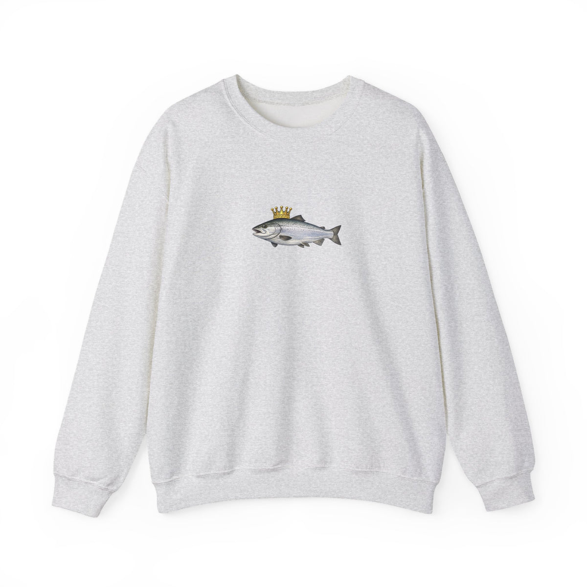 Crowned King Salmon Sweatshirt