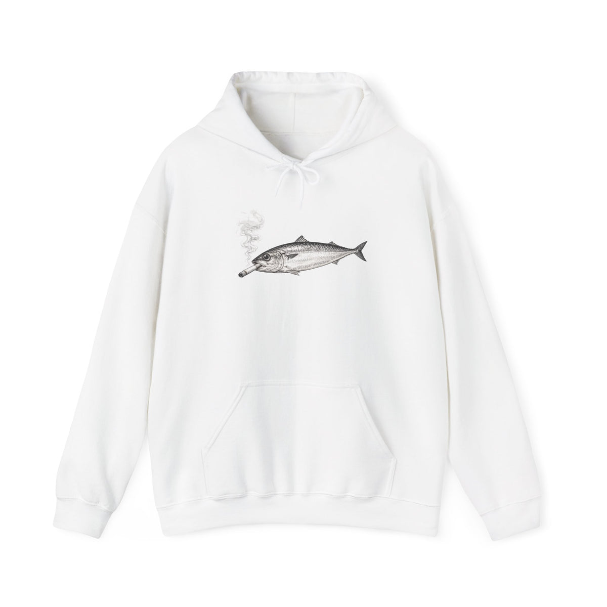 Smoking Fish Hoodie