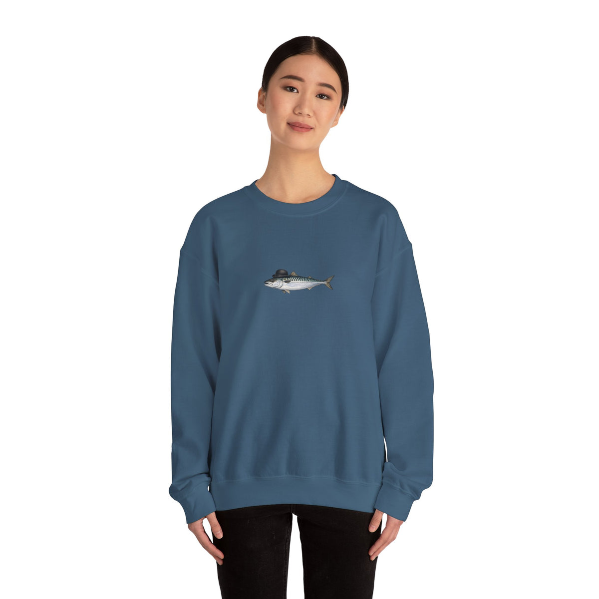 Mackerel Bowler Hat Sweatshirt