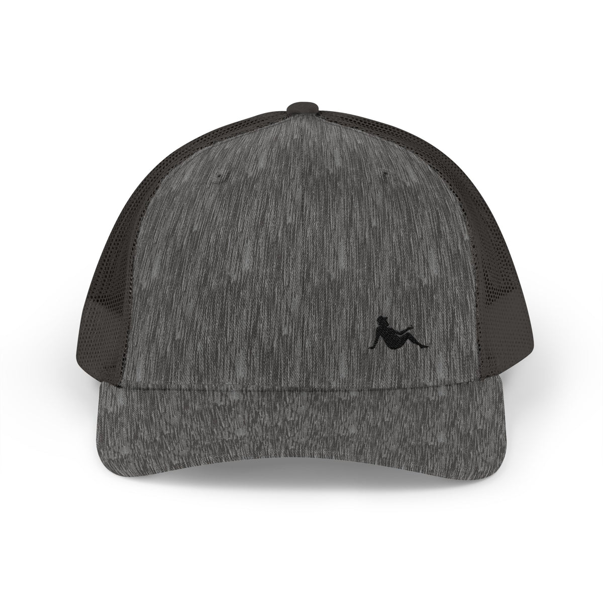 Low-key Silhouette Embroidered Mesh Snapback