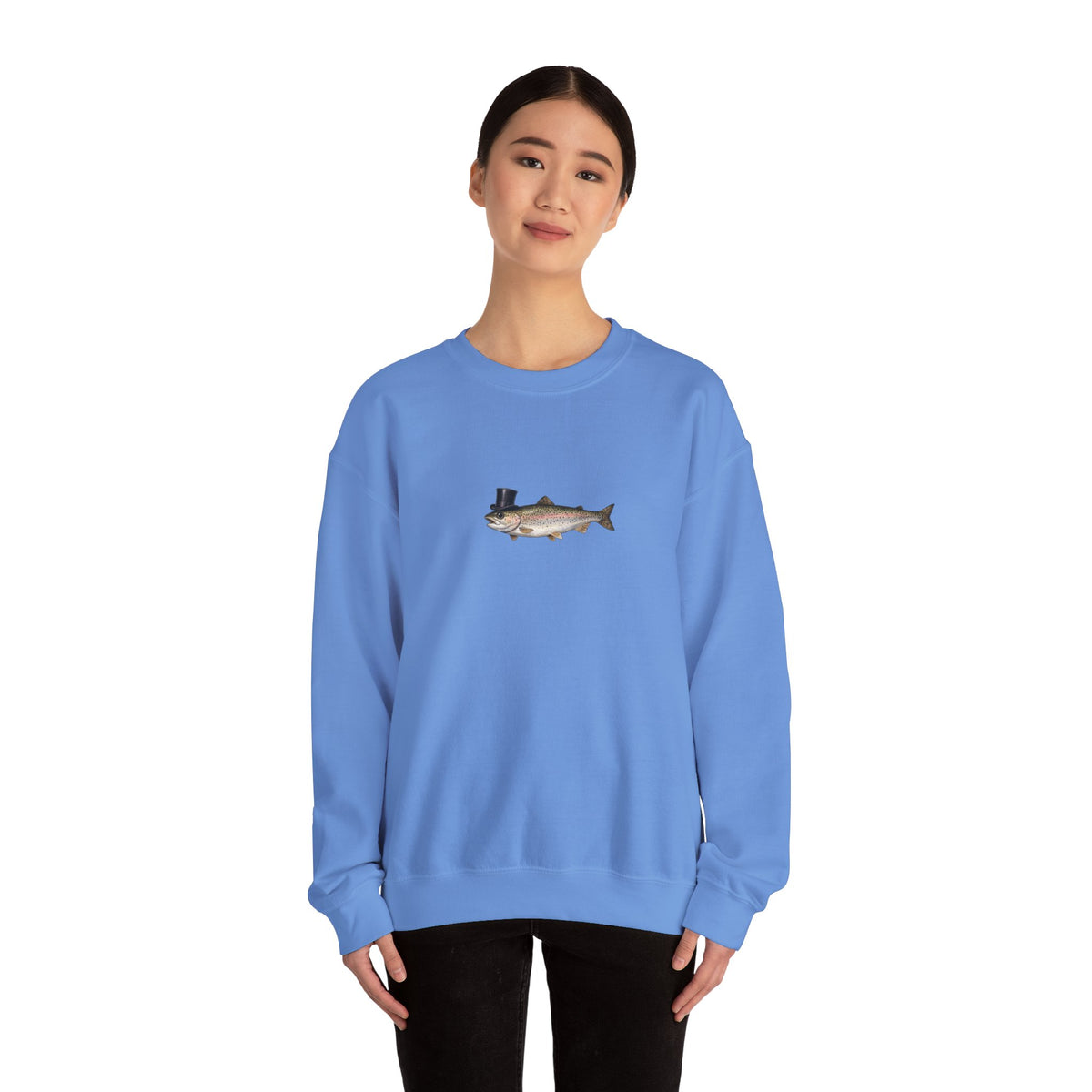 Rainbow Trout Top Hat Sweatshirt