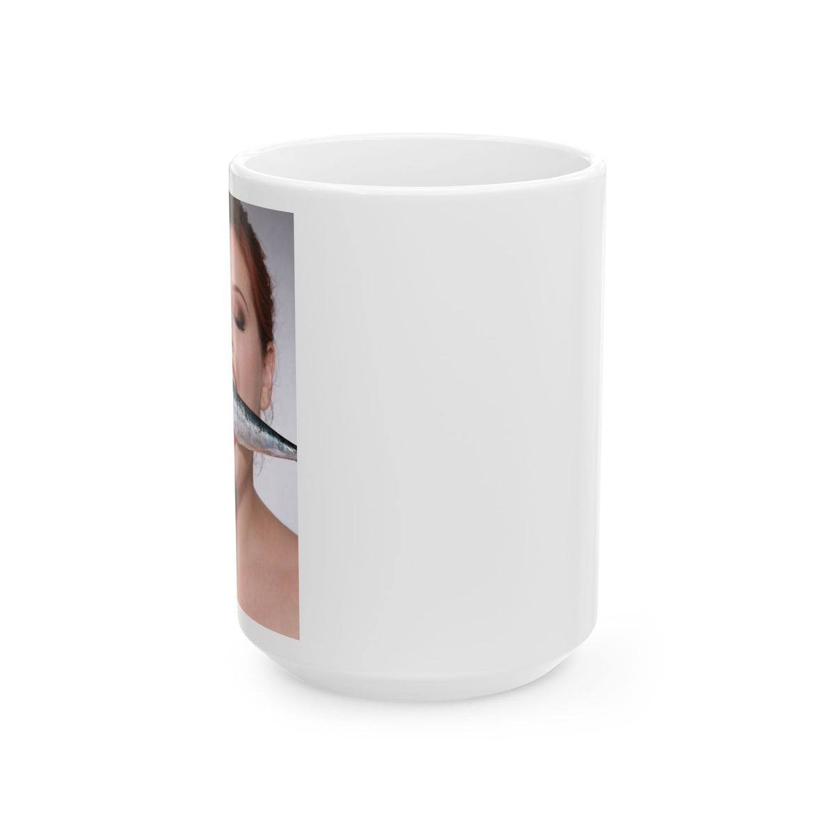 Woman with Fish Mug