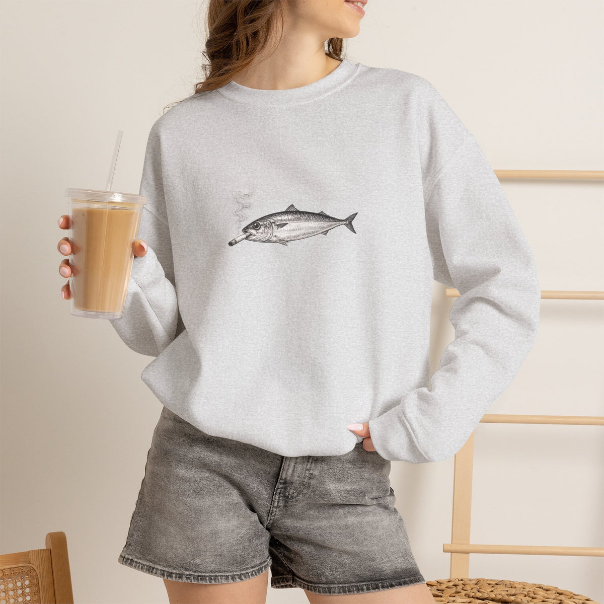 Smoking Sardine Sweatshirt