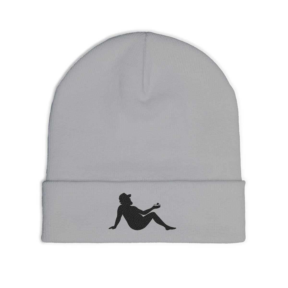 Embroidered Silhouette Beanie