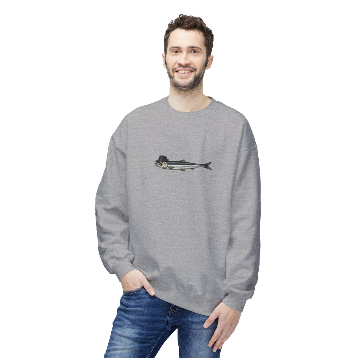 Anchovy Fedora Sweatshirt