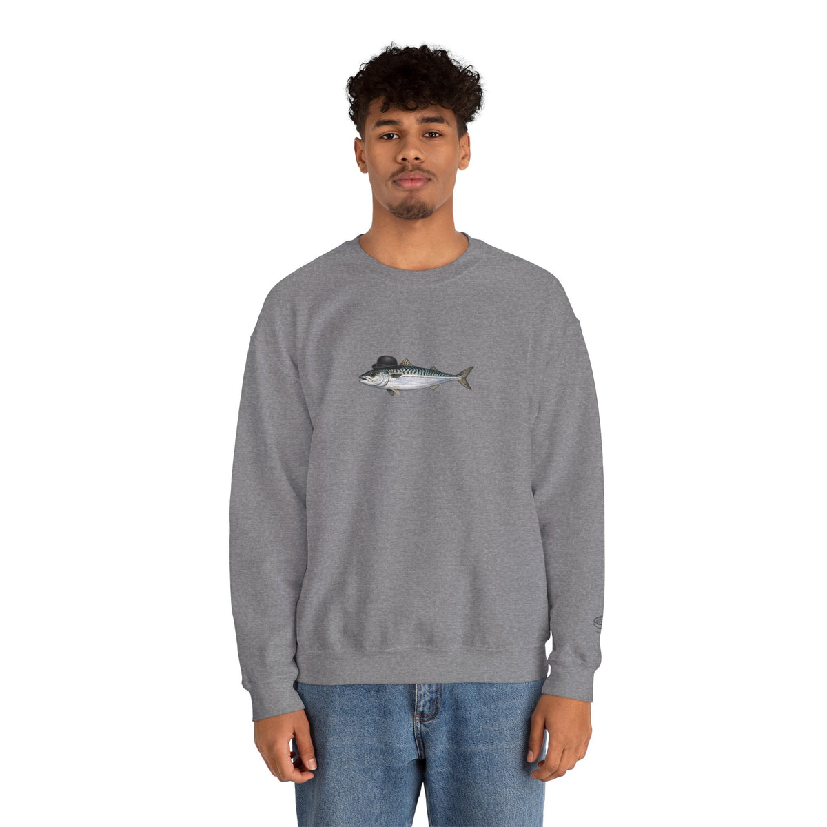 Mackerel Bowler Hat Sweatshirt
