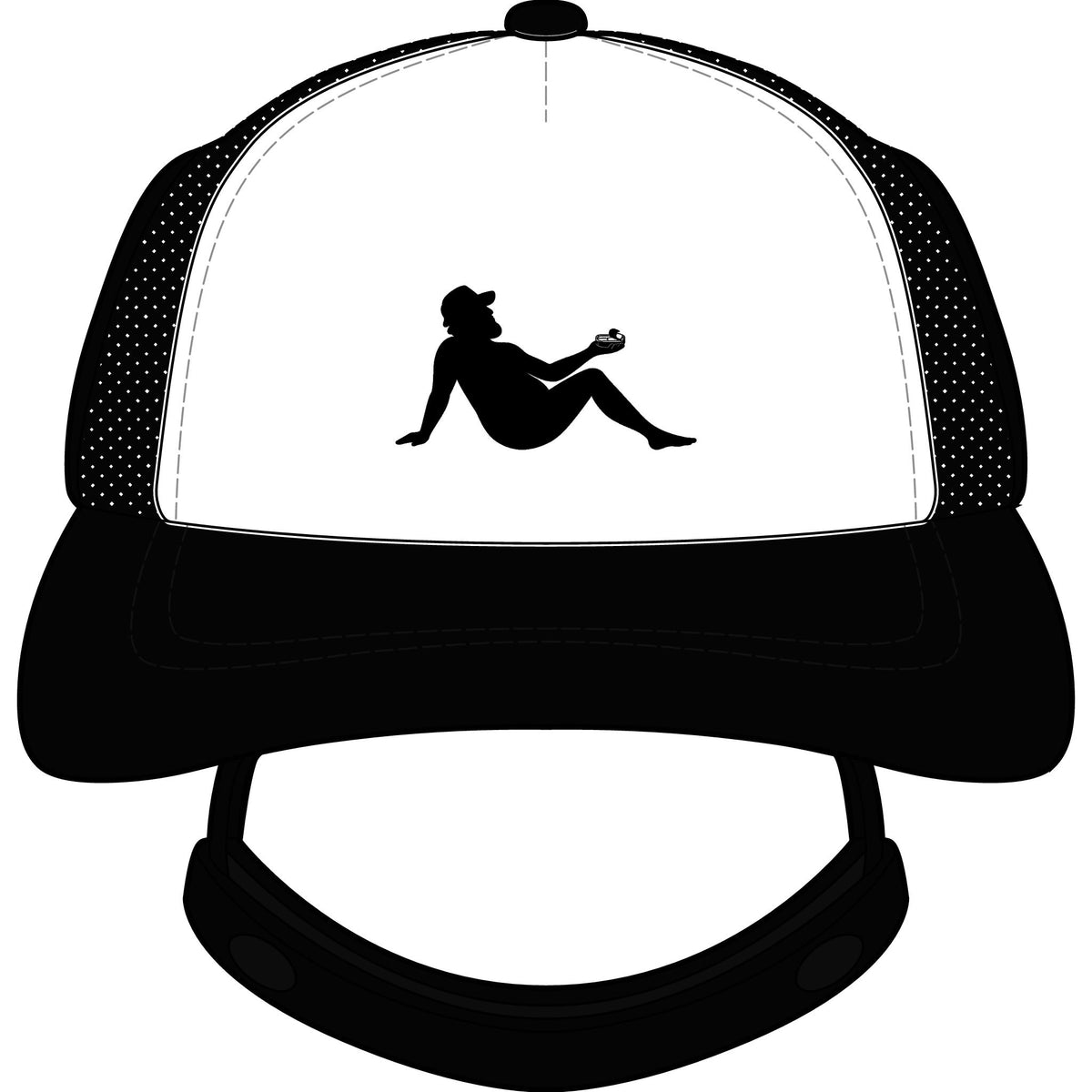 Trucker Dog Hat - Silhouette Dog Lover Cap