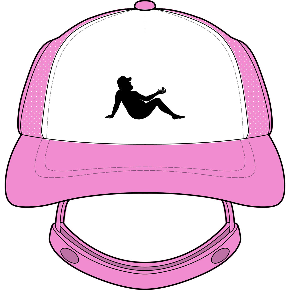 Trucker Dog Hat - Silhouette Dog Lover Cap