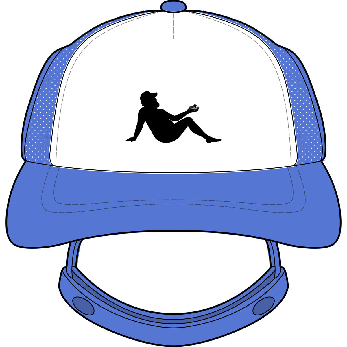 Trucker Dog Hat - Silhouette Dog Lover Cap