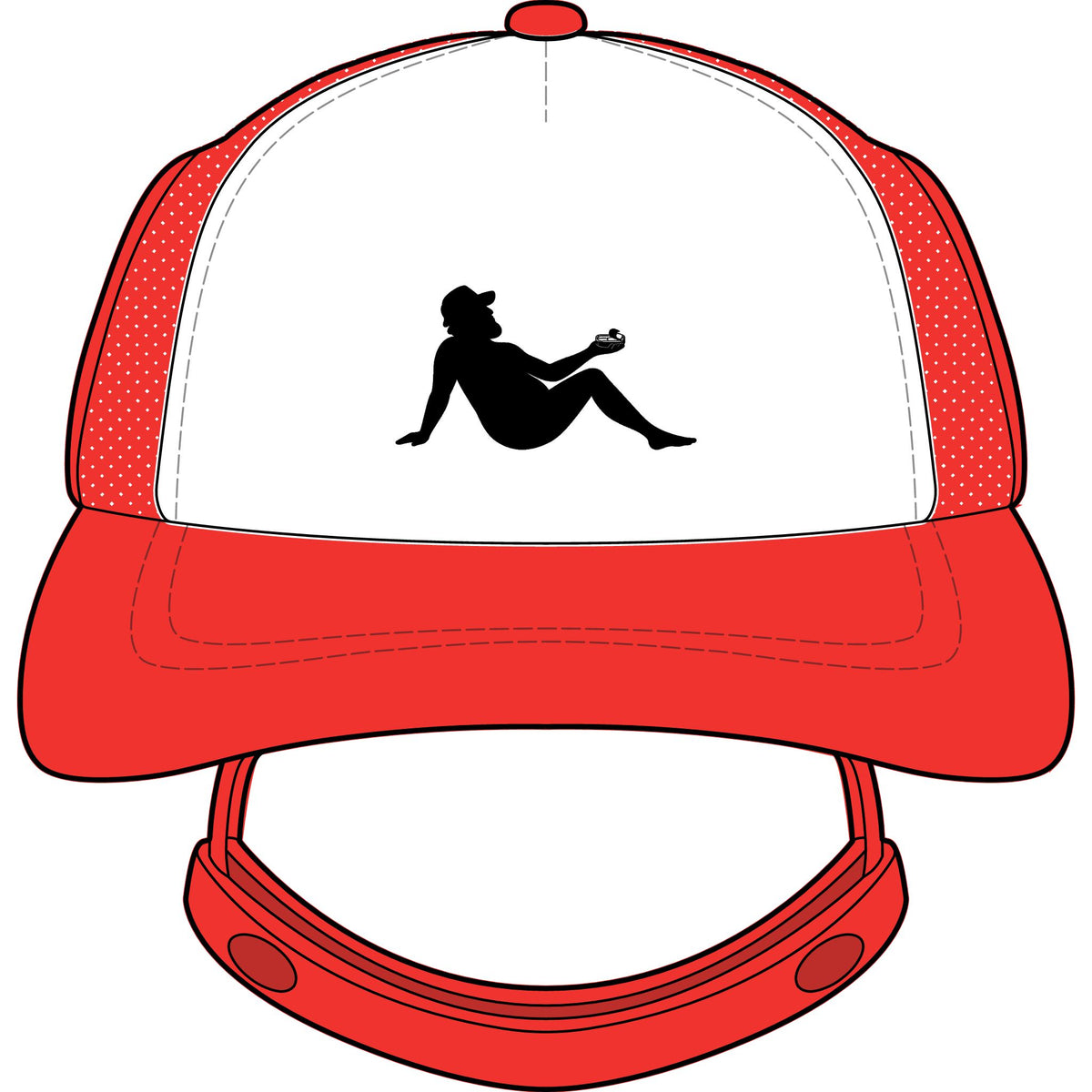 Trucker Dog Hat - Silhouette Dog Lover Cap