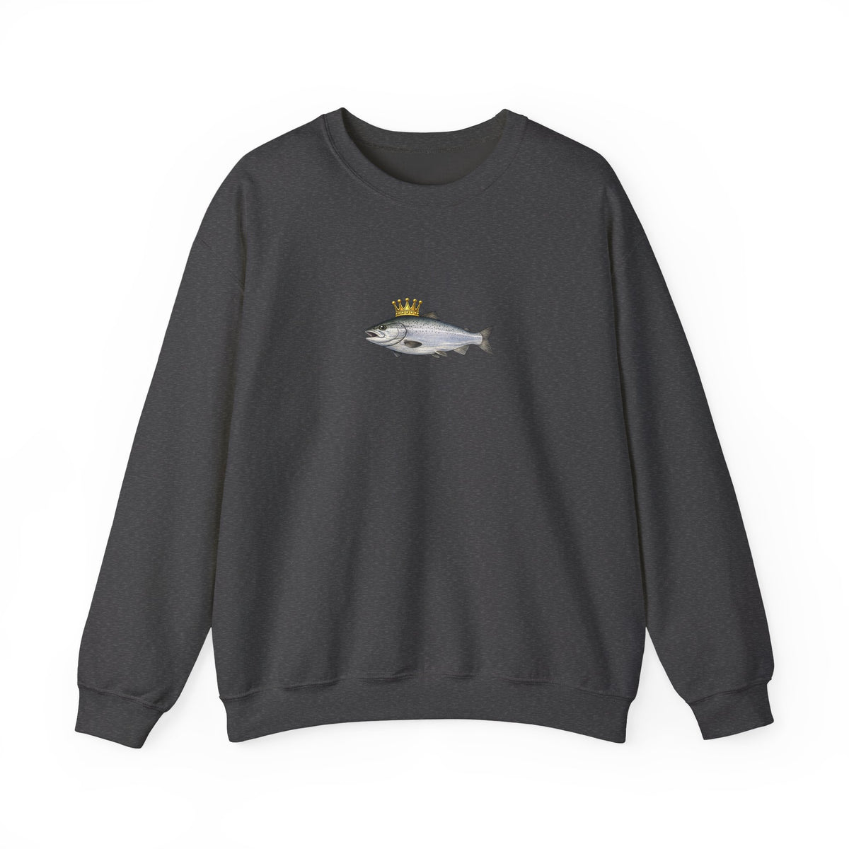 Crowned King Salmon Sweatshirt