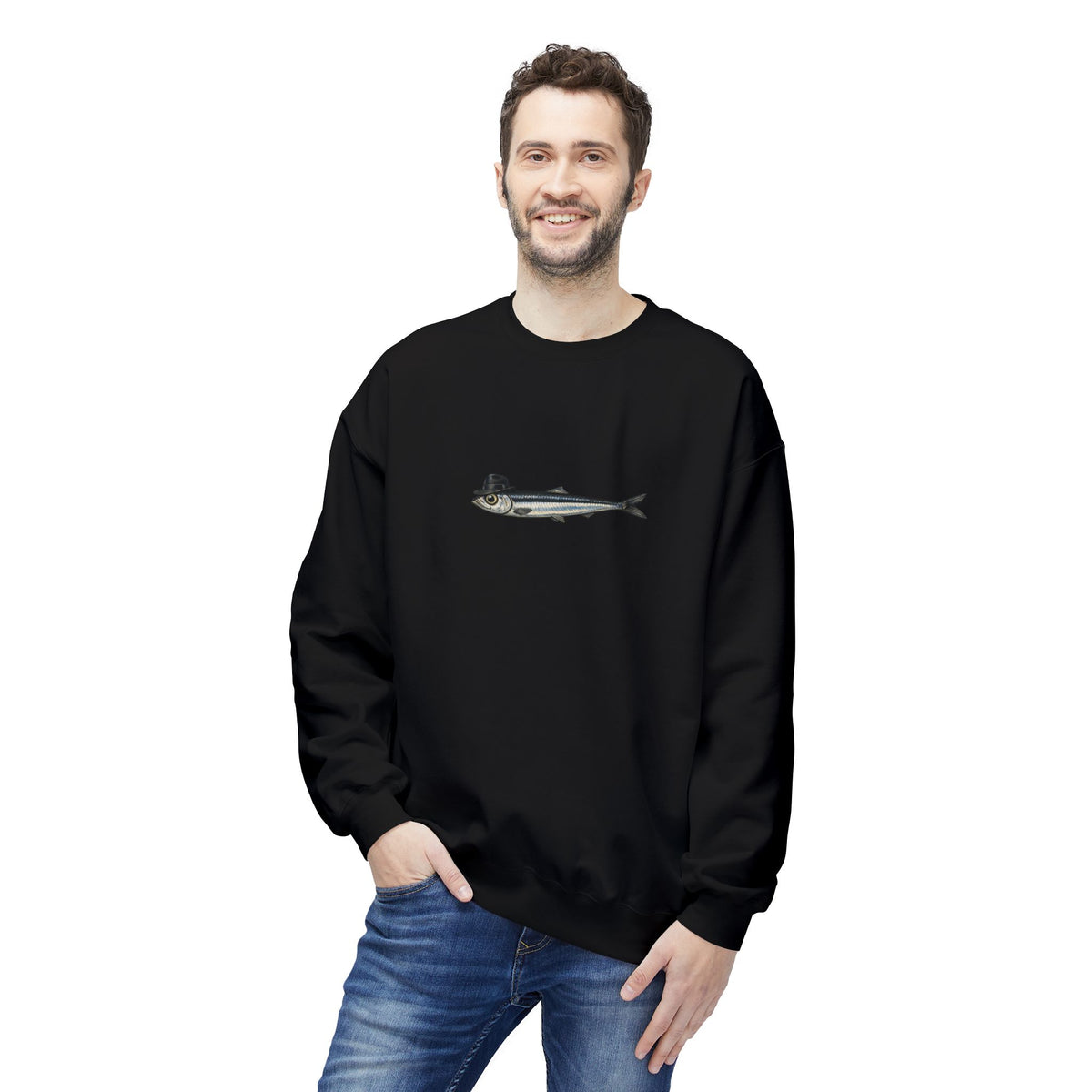 Anchovy Fedora Sweatshirt